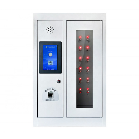 RFID smart key locker is used in B&B hotels. Logistics vehicles key loss management can track usage records