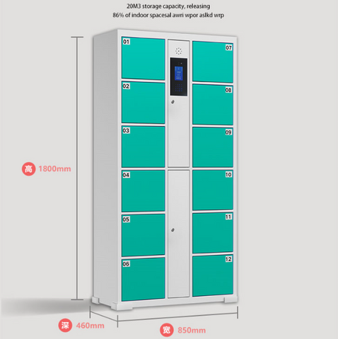 locker rental smart parcel locker barcode parcel locker with screen