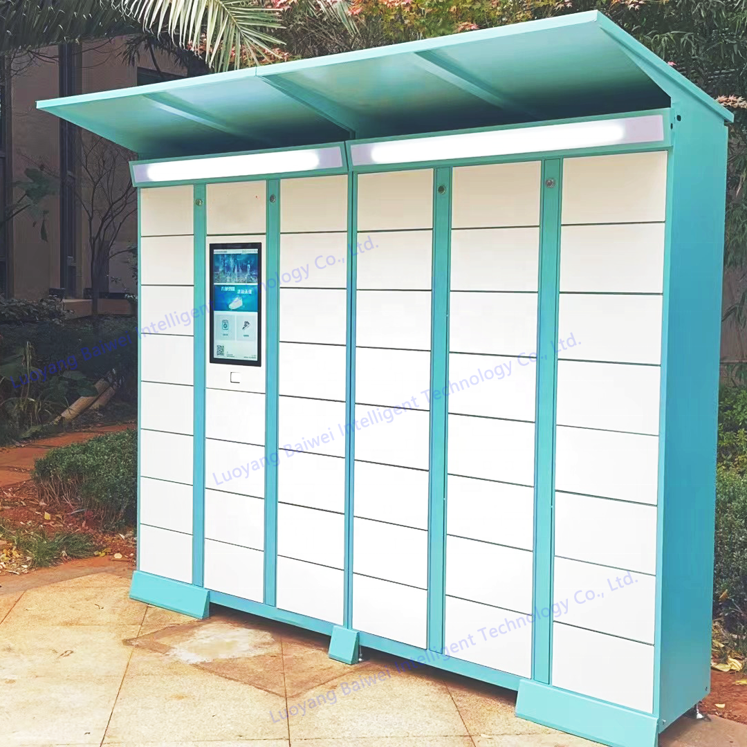 Smart outdoor water-proof Factory parcel locker parcel left cabinet intelligent mail parcel delivery locker washing cabinet