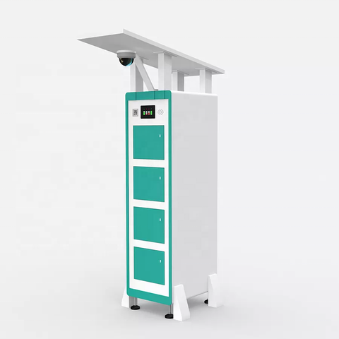 Convenient Battery Exchanging Customized Electric Bike Charging Station Locker