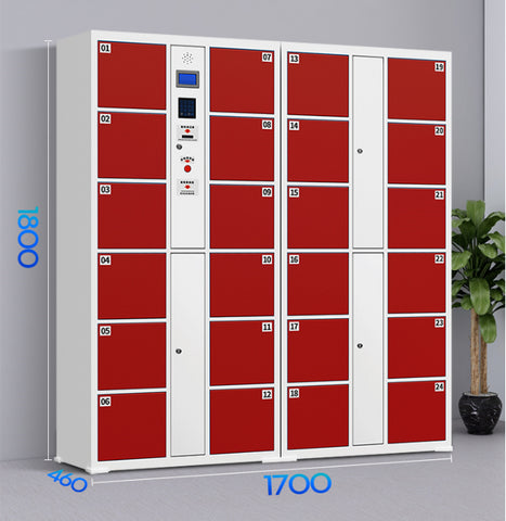 Fingerprint delivery intelligent gym outdoor parcel locker system digital electronic steel smart metal storage lockers