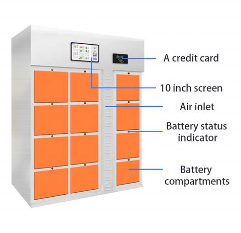 Professional Manufacturer Smart Intelligent Battery Changing Cabinet