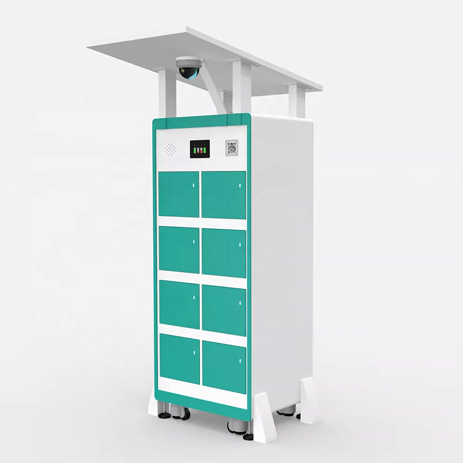 Convenient Battery Exchanging Customized Electric Bike Charging Station Locker