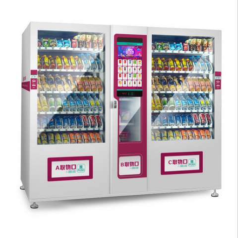 Vending Machine Snacks And Drinks & Combo Vending Machine 3C Product Combo Vending Machine Power Banker Dispenser