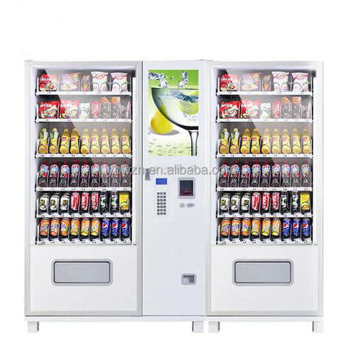 Hot Selling 24 Hours Large Capacity Automatic Combo Snacks Drinks Food Vending Machine