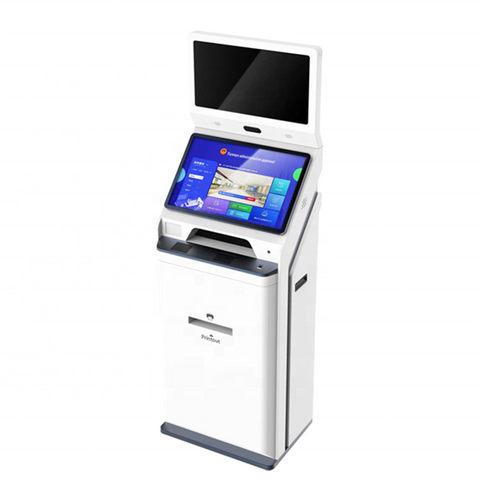 32 Inch Touch Screen Self-service ticket machine Hotel Restaurant ordering touch ticket dispenser for queue ticketing printing
