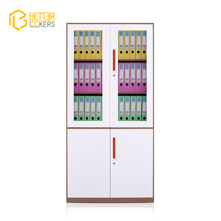 Factory direct sales Morden office furniture metal bookcase storage cabinet swing door file cabinet steel filing cabinet