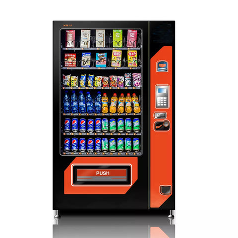 Hot Selling 24 Hours Large Capacity Automatic Combo Snacks Drinks Food Vending Machine